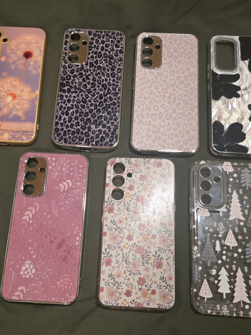 Samsung A54 5G Floral & Patterned Pink Phone Case Collection (7 Piece Lot)